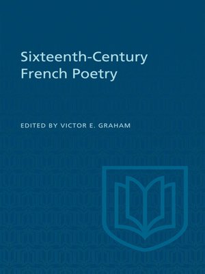 cover image of Sixteenth-Century French Poetry
